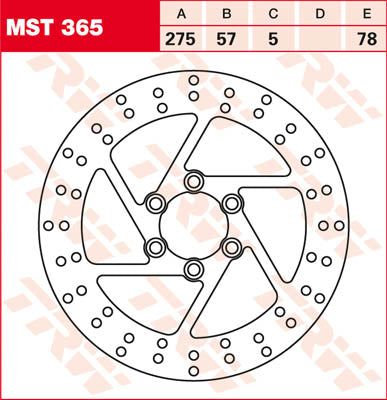 Trw ротор Trw MST365 MST365