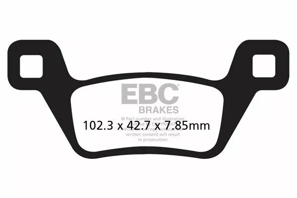 EBC спирачна подложка sint r серия FA600R