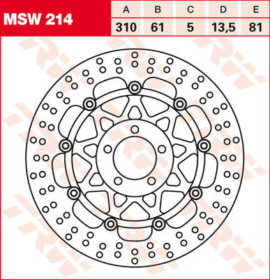 Trw ротор TRW MSW214 MSW214