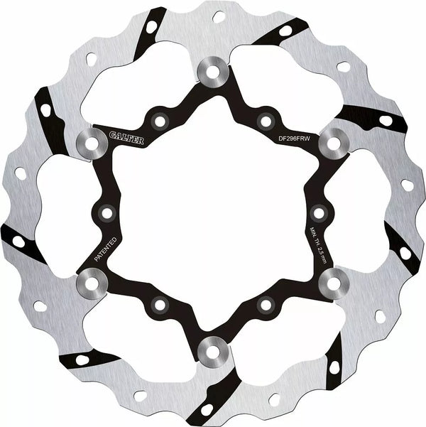 Galfer Brake Disc Float Wave Grooved DF296FRW