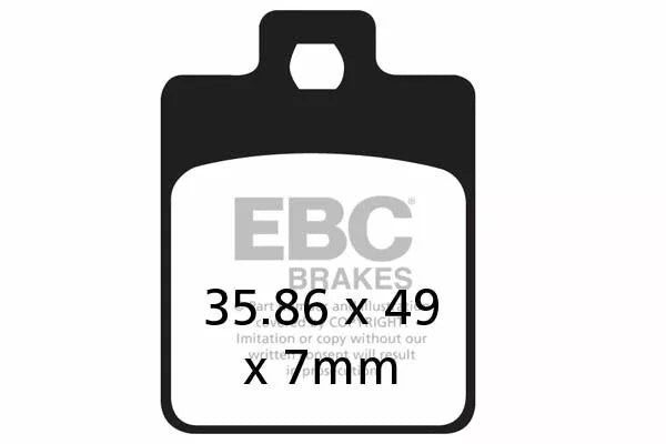 EBC спирачна накладка въглероден скутер SFAC260