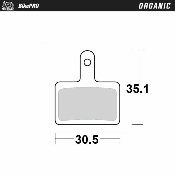 Мото-майстор спирачна подложка Organic 730241