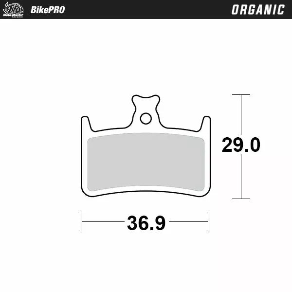 Мото-майстор спирачна подложка Organic 731641