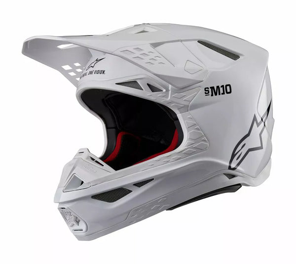 Alpinestars (MX) Helmet SM10 Solid WHHT M 8300123-2180-M