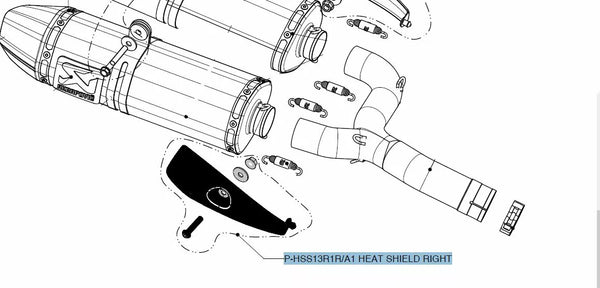 Акрапович топлинен щит CF P-HSS13R1R/A1