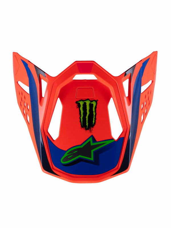 Alpinestars (MX) Visor S-M10 DEANGE OR/PU/PK 8980325-433-