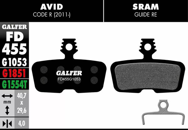 Galfer Brake Pad Performance FD455G1053