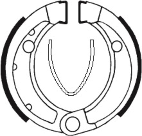 Tecnium ATV органични спирачни накладки - BA048