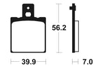 Tecnium Street Organic Brake Pads - MA19 1022406