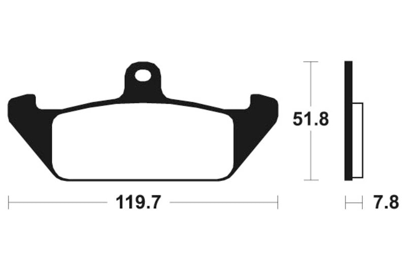 Органични спирачни накладки Tecnium Street - MA94 1022564