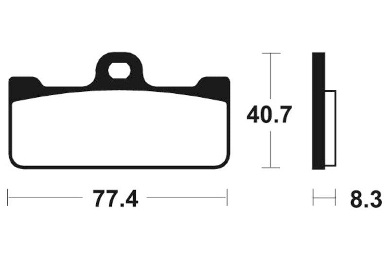 Tecnium Racing Snerited Metal Carbon спирачни накладки - MCR195 1022580