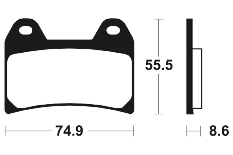 Tecnium Racing Snerited Metal Carber спирачни накладки - MCR206 1022581