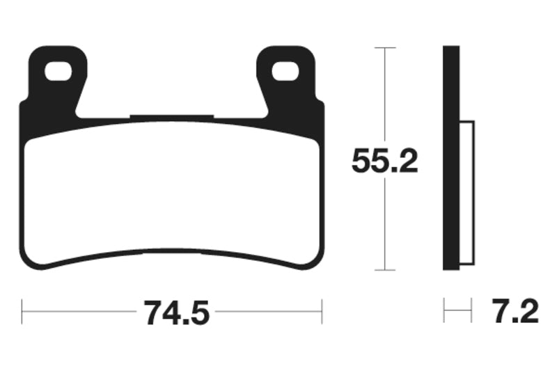 Tecnium Racing Snerited Metal Carber спирачни накладки - MCR234 1022585