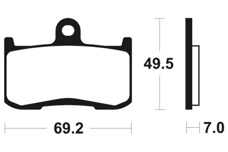 Tecnium Racing Snerited Metal Carber спирачни накладки - MCR282 1022588