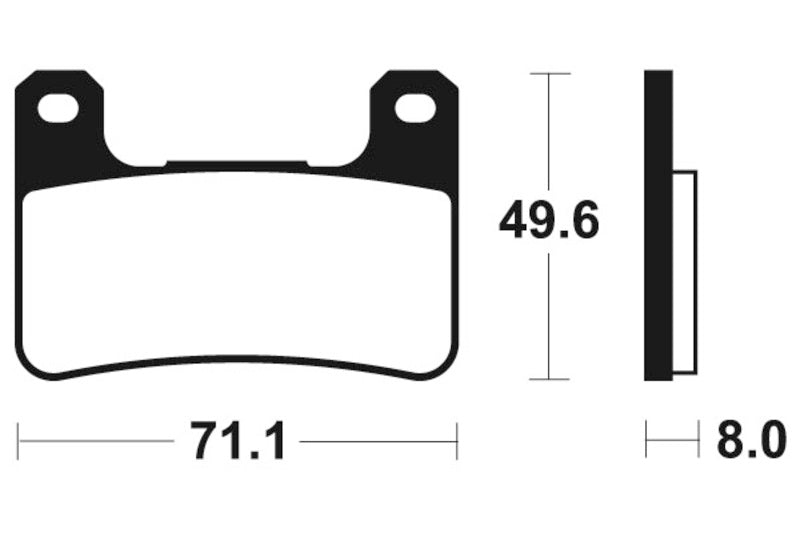 Tecnium Racing Snerited Metal Carbon спирачни накладки - MCR306 1022592