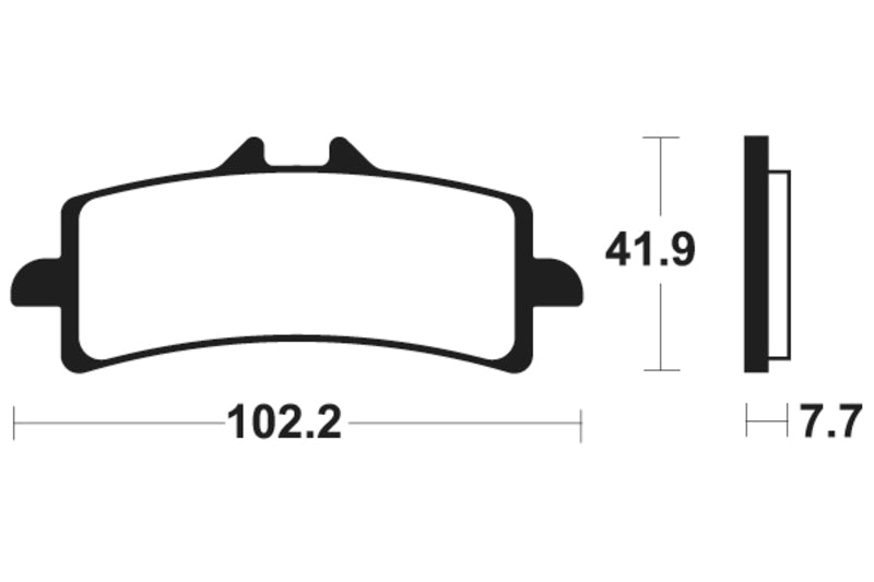 Tecnium Racing Snerited Metal Carber спирачни накладки - MCR341 1022596