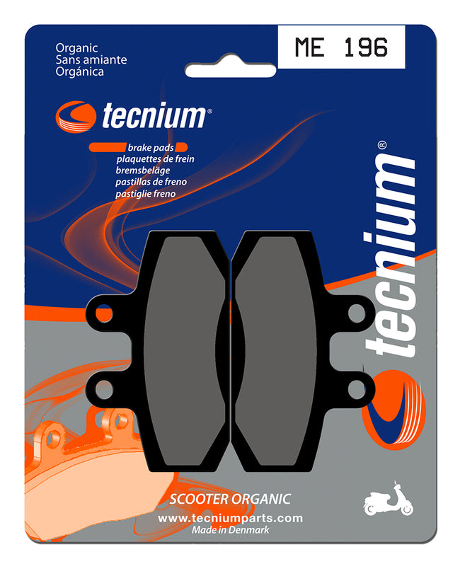 Tecnium scooter organic brake pads - ME196 1022633