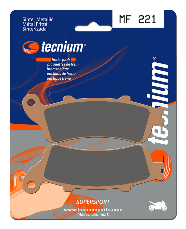 Изпълнение на Tecnium Street Snured Metal Brake накладки - MF221 1022752