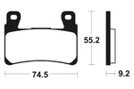 Производителност на Tecnium Street Snited Metal Brake накладки - MF360 1022783