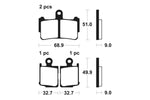 Изпълнение на Tecnium Street Snerited Metal спирачни накладки - MF369 1022785