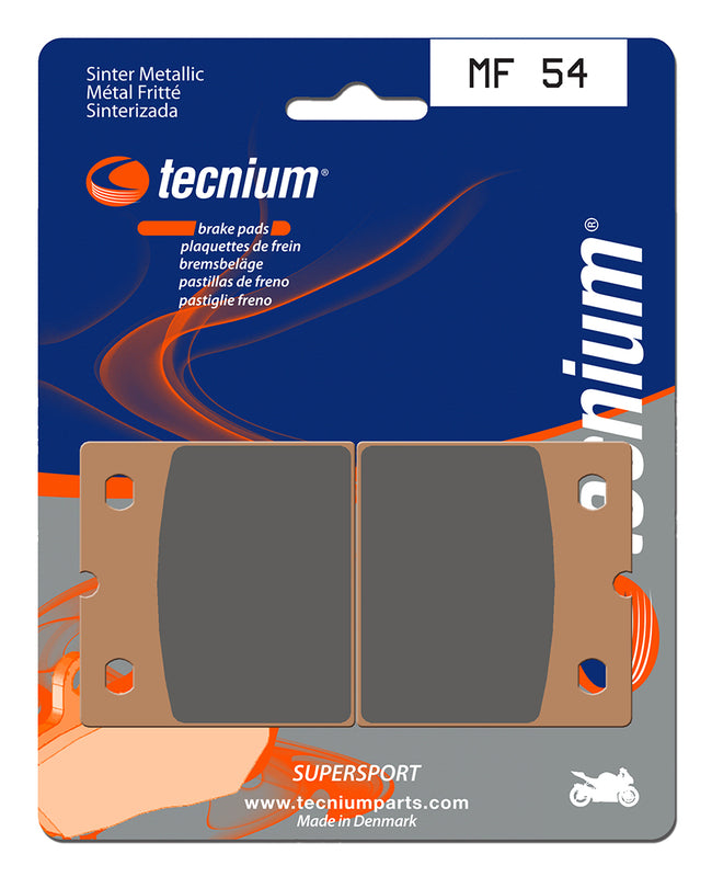 Tecnium Street Performance Sintered Metal Brake Pads - MF54 1022798