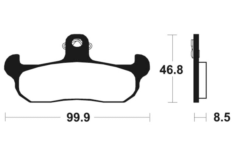 Tecnium MX/ATV Snerited Metal спирачни накладки - MO108 1022839