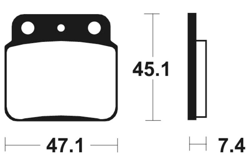 Tecnium MX/ATV Snerited Metal спирачни накладки - MO149 1022848