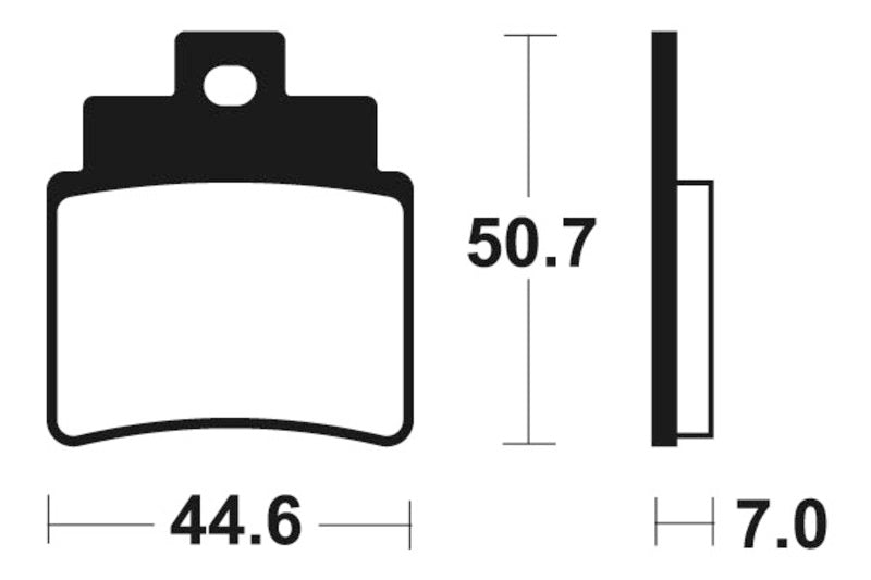 Tecnium MX/ATV Snerited Metal Brake накладки - MO275 1022869