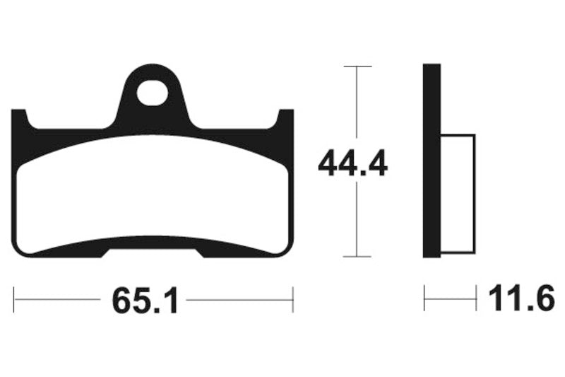 Tecnium MX/ATV Snerited Metal Breaks Pads - MO299 1022877