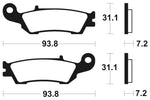 Tecnium MX/ATV Sintered Metal Brake накладки - MO340 1022888888888888888888