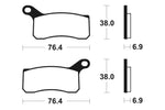 Tecnium MX/ATV Snerited Metal спирачни накладки - MO366 1022896