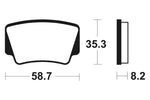 Tecnium MX/ATV Snerited Metal спирачни накладки - MO367 1022897