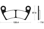 Tecnium MX/ATV Snerited Metal спирачни накладки - MO397 1022901