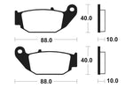 Tecnium MX/ATV Snerited Metal Breaks Pads - MO415 1022911