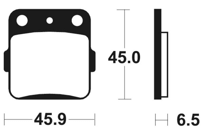 Tecnium MX/ATV Snerited Metal Breaks Pads - MO84 1022921