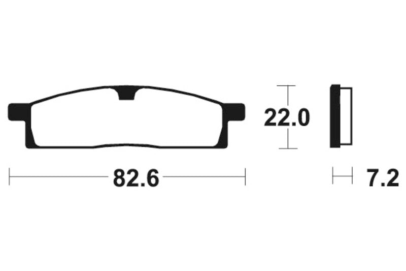 Tecnium MX/ATV Snerited Metal Brake накладки - MO89 1022923