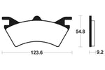 Tecnium MX/ATV Snerited Metal спирачни накладки - MOA257 1022932