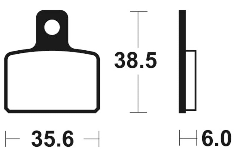 Tecnium Racing MX/ATV Snerited Metal Breaks накладки - MOR303 1022982