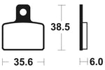 Tecnium Racing MX/ATV Snerited Metal Breaks накладки - MOR303 1022982