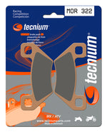 Tecnium Racing MX/ATV Sintered Metal Brake Pads - Mor322 1022987