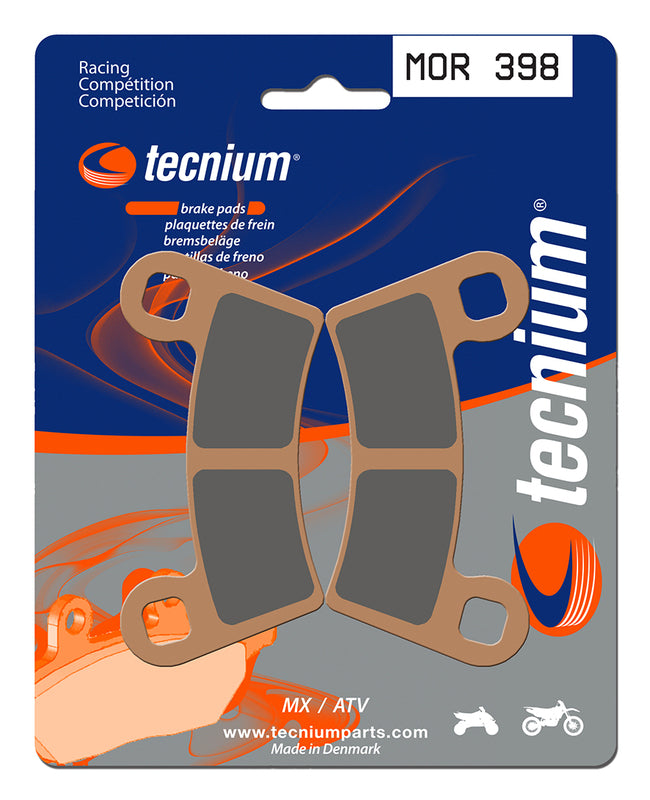 Tecnium Racing MX/ATV Snerited Metal Breaks Pads - MOR398 1023006