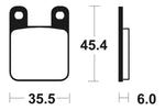 Tecnium Racing MX/ATV Snerited Metal Breaks накладки - MOR59 1023020