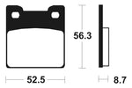 Изпълнение на Tecnium Street Snured Metal Brake накладки - MR201 1023054