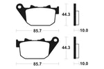 Изпълнение на Tecnium Street Snured Metal Brake накладки - MR308 1023073