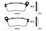 Изпълнение на Tecnium Street Snured Metal Brake накладки - MR392 1023086