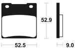 Tecnium Street Performance Sintered Metal Brake Pads - MR56 1023095