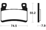 Tecnium Racing Snerited Metal спирачни накладки - MRR394 1023150