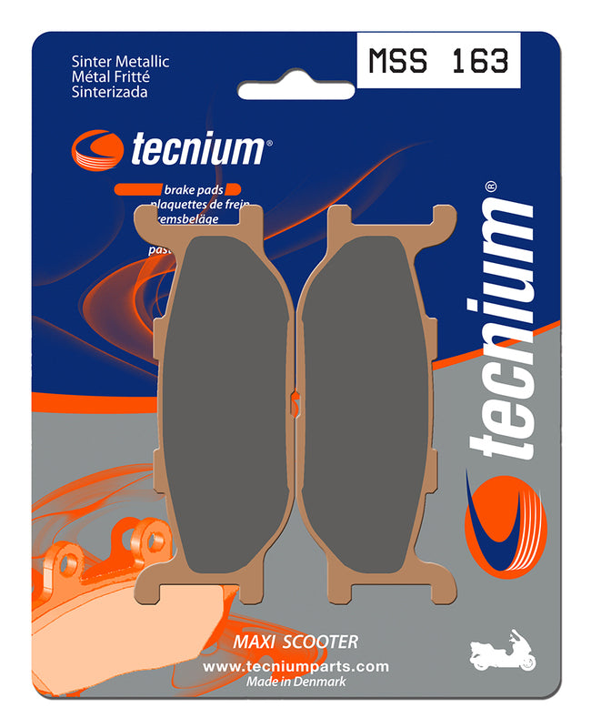 Tecnium Maxi Scooter Sintered Metal Brake Pads - MSS163 1023182