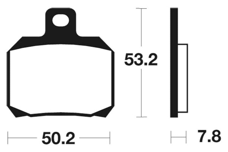 Tecnium maxi Scooter Snerited Metal спирачни накладки - MSS230 1023192