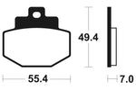 Tecnium maxi Scooter Snerited Metal спирачни накладки - MSS272 1023202